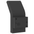 Lámparas de pared LED de exterior 2 uds aluminio fundido
