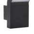 Lámparas de pared LED de exterior 2 uds aluminio fundido