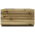 Jardinera de madera de pino impregnada 50x50x26,5