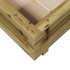 Jardinera de madera de pino impregnada 50x50x26,5