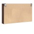 Vitrina de madera de ingeniería marrón roble 100x15x58