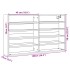 Vitrina de madera de ingeniería marrón roble 100x15x58