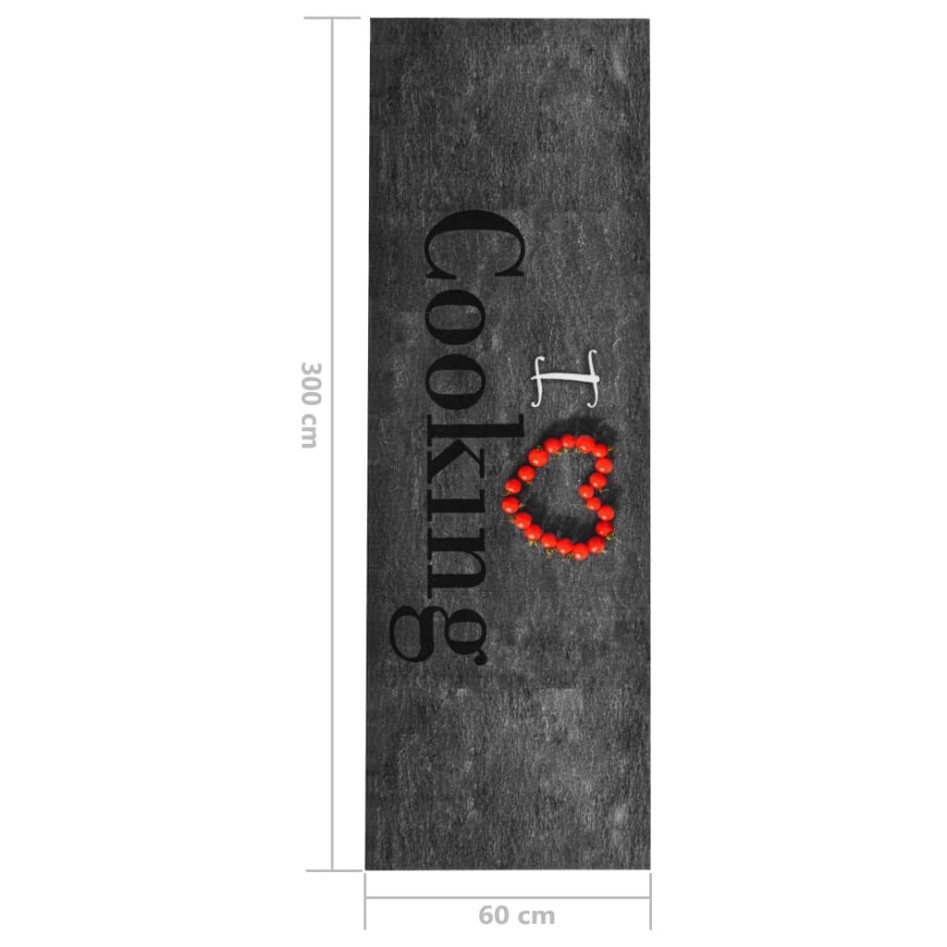 Alfombra de cocina lavable Cooking 60x300