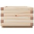 Jardinera de madera maciza de pino 40x40x26,5