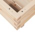 Jardinera de madera maciza de pino 40x40x26,5