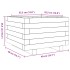 Jardinera de madera maciza de pino 40x40x26,5
