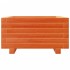 Jardinera madera maciza de pino marrón cera 50x50x26,5