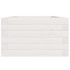 Jardinera de madera maciza de pino blanca 40x40x23