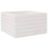 Jardinera de madera maciza de pino blanca 40x40x23