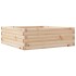 Jardinera de madera maciza de pino 70x70x23