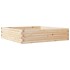 Jardinera de madera maciza de pino 100x100x23