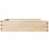 Jardinera de madera maciza de pino 100x100x23