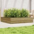 Jardinera de madera de pino impregnada 110x110x23