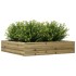 Jardinera de madera de pino impregnada 110x110x23