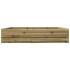 Jardinera de madera de pino impregnada 110x110x23