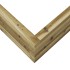 Jardinera de madera de pino impregnada 110x110x23