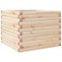 Jardinera de madera maciza de pino 60x60x45,5