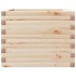 Jardinera de madera maciza de pino 60x60x45,5