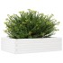 Jardinera de madera maciza de pino blanco 90x60x23