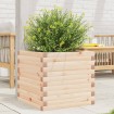 Jardinera de madera maciza de pino 50x50x45,5 cm