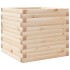 Jardinera de madera maciza de pino 50x50x45,5