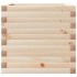 Jardinera de madera maciza de pino 50x50x45,5