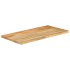 Tablero de mesa borde natural madera maciza mango 100x60x2,5