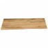 Tablero de mesa borde natural madera maciza mango 100x80x2,5