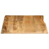 Tablero de mesa borde natural madera maciza mango 100x80x2,5