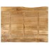 Tablero de mesa borde natural madera maciza mango 100x80x2,5