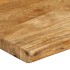 Tablero de mesa borde natural madera maciza mango 100x40x3,8