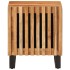 Mesita de noche de madera maciza de acacia 40x34x46