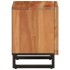 Mesita de noche de madera maciza de acacia 40x34x46