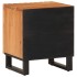 Mesita de noche de madera maciza de acacia 40x34x46