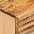 Mesita de noche de madera maciza de mango rugosa 40x34x46