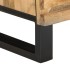 Mesita de noche de madera maciza de mango rugosa 40x34x46