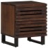Mesita de noche de madera maciza de mango 40x34x46