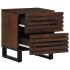 Mesita de noche de madera maciza de mango 40x34x46