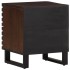 Mesita de noche de madera maciza de mango 40x34x46