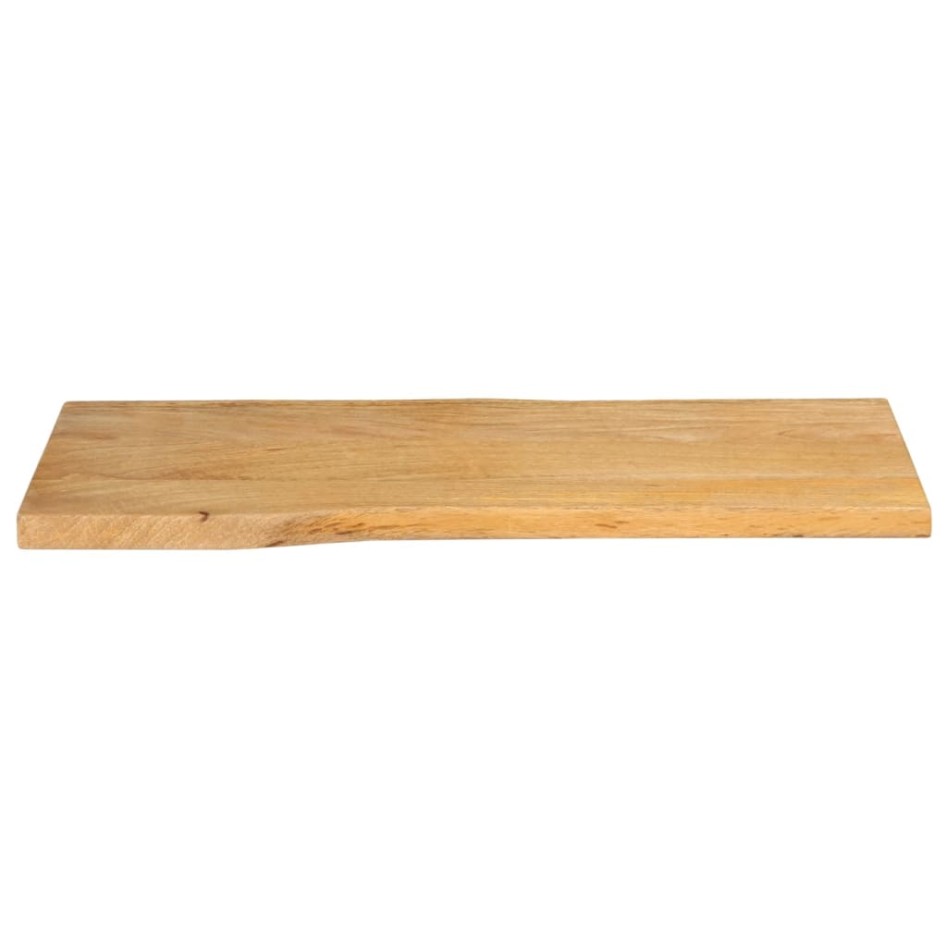 Tablero de mesa borde natural madera maciza mango 100x40x2,5