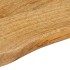 Tablero de mesa borde natural madera maciza mango 100x40x2,5