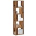 Librería de 5 niveles madera color envejecido 45x23,5x162,5