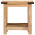 Mesa auxiliar madera maciza de mango rugosa 40x30x40
