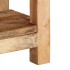 Mesa auxiliar madera maciza de mango rugosa 40x30x40