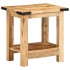 Mesa auxiliar madera maciza de mango rugosa 40x30x40