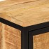 Mesita de noche de madera maciza de mango rugosa 40x30x52,5