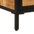 Mesita de noche de madera maciza de mango rugosa 40x30x52,5