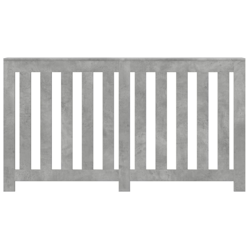 Cubierta de radiador madera color gris hormigón 149x20x82