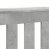 Cubierta de radiador madera color gris hormigón 149x20x82