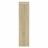 Cubierta de radiador madera color roble Sonoma 205x21,5x83,5